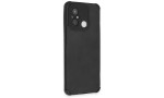 Newface Xiaomi Redmi 12C Kılıf Loop Deri Silikon - Siyah