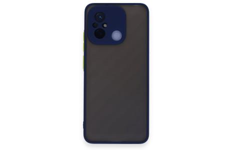 Newface Xiaomi Redmi 12C Kılıf Montreal Silikon Kapak - Lacivert