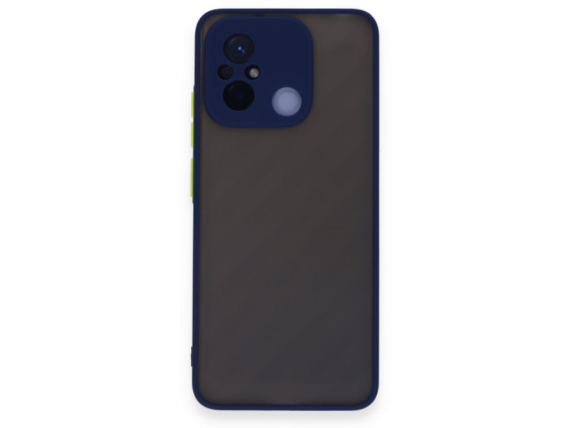 Newface Xiaomi Redmi 12C Kılıf Montreal Silikon Kapak - Lacivert