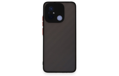 Newface Xiaomi Redmi 12C Kılıf Montreal Silikon Kapak - Siyah