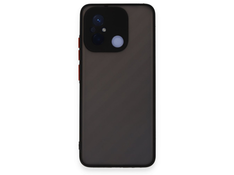 Newface Xiaomi Redmi 12C Kılıf Montreal Silikon Kapak - Siyah