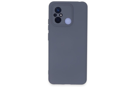 Newface Xiaomi Redmi 12C Kılıf Nano içi Kadife Silikon - Gri