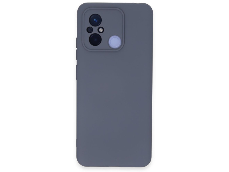 Newface Xiaomi Redmi 12C Kılıf Nano içi Kadife Silikon - Gri