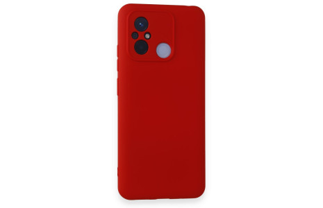 Newface Xiaomi Redmi 12C Kılıf Nano içi Kadife Silikon - Kırmızı