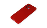 Newface Xiaomi Redmi 12C Kılıf Nano içi Kadife Silikon - Kırmızı