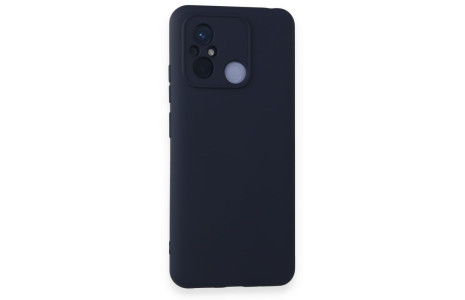 Newface Xiaomi Redmi 12C Kılıf Nano içi Kadife Silikon - Lacivert