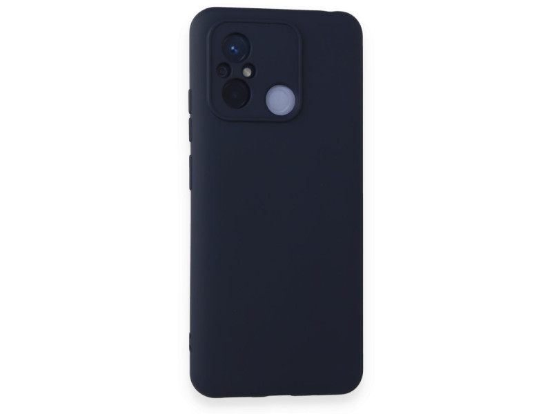 Newface Xiaomi Redmi 12C Kılıf Nano içi Kadife Silikon - Lacivert