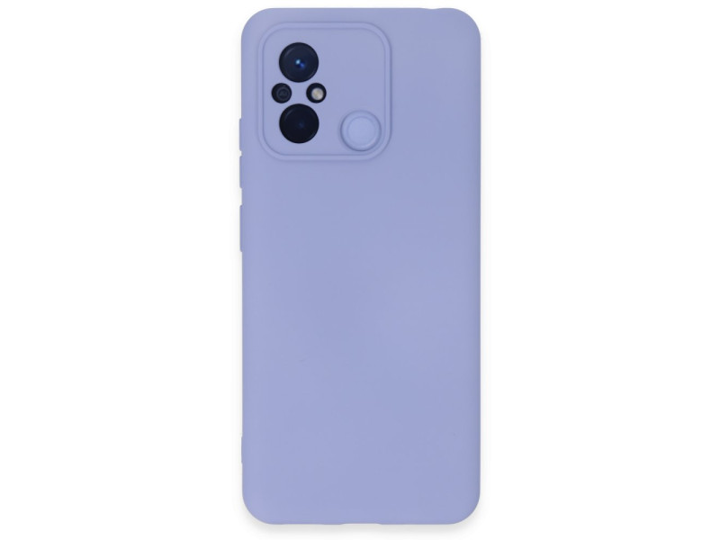 Newface Xiaomi Redmi 12C Kılıf Nano içi Kadife Silikon - Lila