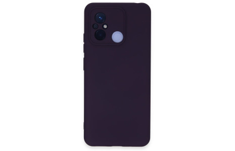 Newface Xiaomi Redmi 12C Kılıf Nano içi Kadife Silikon - Mor