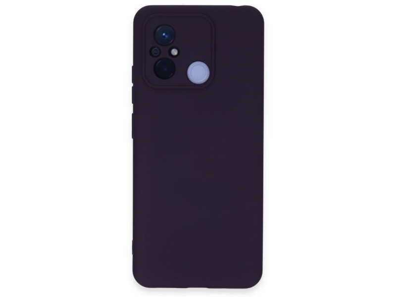 Newface Xiaomi Redmi 12C Kılıf Nano içi Kadife Silikon - Mor
