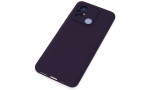 Newface Xiaomi Redmi 12C Kılıf Nano içi Kadife Silikon - Mor