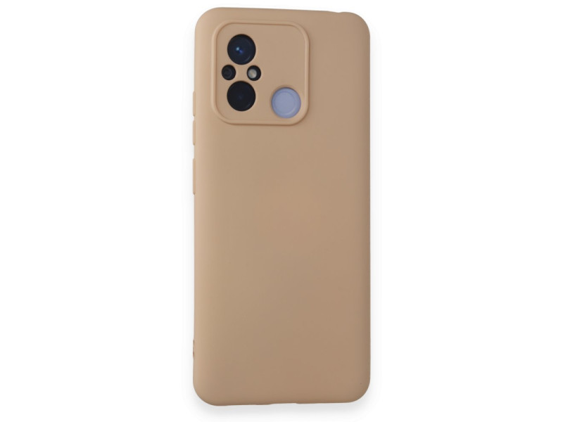 Newface Xiaomi Redmi 12C Kılıf Nano içi Kadife Silikon - Pudra