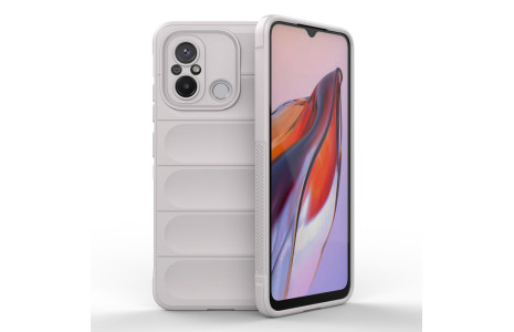 Newface Xiaomi Redmi 12C Kılıf Optimum Silikon - Krem