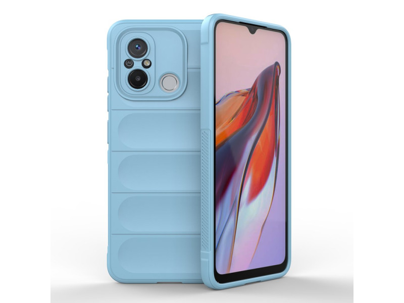 Newface Xiaomi Redmi 12C Kılıf Optimum Silikon - Sky Blue