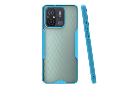 Newface Xiaomi Redmi 12C Kılıf Platin Silikon - Mavi
