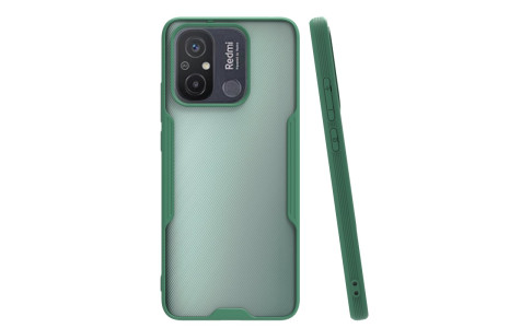 Newface Xiaomi Redmi 12C Kılıf Platin Silikon - Yeşil
