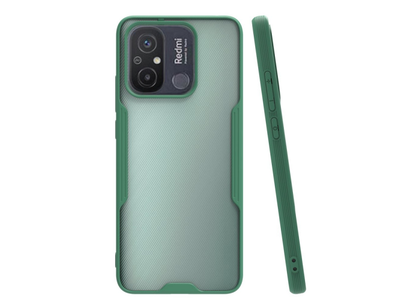 Newface Xiaomi Redmi 12C Kılıf Platin Silikon - Yeşil