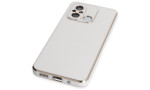 Newface Xiaomi Redmi 12C Kılıf Volet Silikon - Beyaz