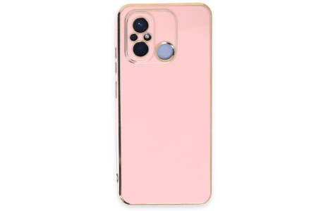 Newface Xiaomi Redmi 12C Kılıf Volet Silikon - Pembe