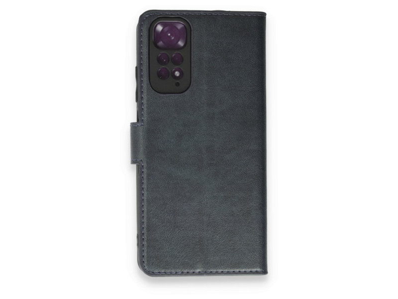 Newface Xiaomi Redmi Note 11 Pro Kılıf Trend S Plus Kapaklı Kılıf - Lacivert