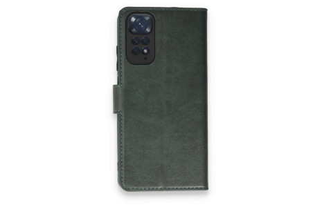 Newface Xiaomi Redmi Note 11 Pro Kılıf Trend S Plus Kapaklı Kılıf - Yeşil
