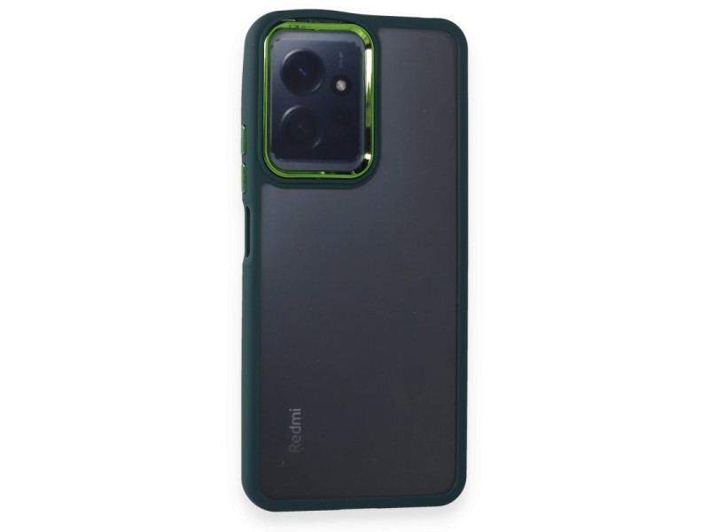 Newface Xiaomi Redmi Note 12 4G Kılıf Dora Kapak - Haki Yeşil