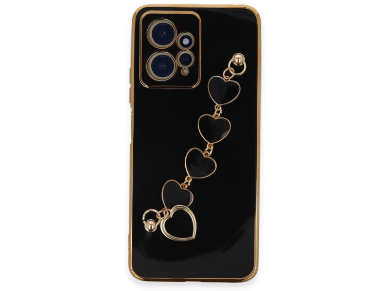 Newface Xiaomi Redmi Note 12 4G Kılıf Esila Silikon - Siyah