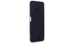 Newface Xiaomi Redmi Note 12 4G Kılıf Kelvin Kartvizitli Silikon - Derin Mor