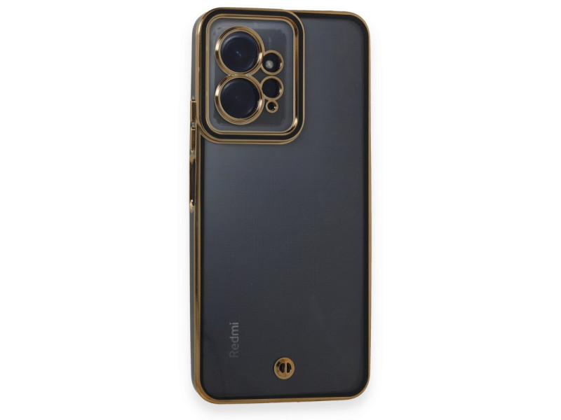 Newface Xiaomi Redmi Note 12 4G Kılıf Liva Lens Silikon - Siyah