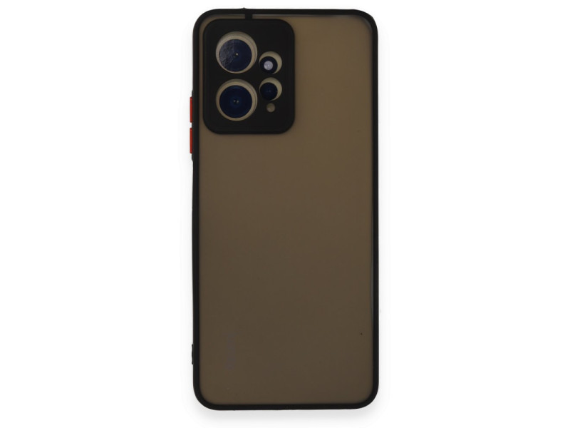 Newface Xiaomi Redmi Note 12 4G Kılıf Montreal Silikon Kapak - Siyah