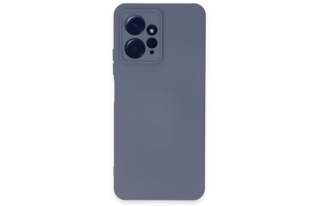 Newface Xiaomi Redmi Note 12 4G Kılıf Nano içi Kadife Silikon - Gri
