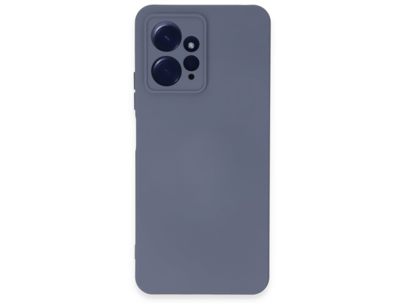 Newface Xiaomi Redmi Note 12 4G Kılıf Nano içi Kadife Silikon - Gri