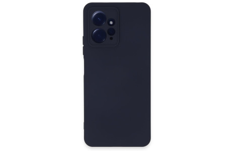 Newface Xiaomi Redmi Note 12 4G Kılıf Nano içi Kadife Silikon - Lacivert