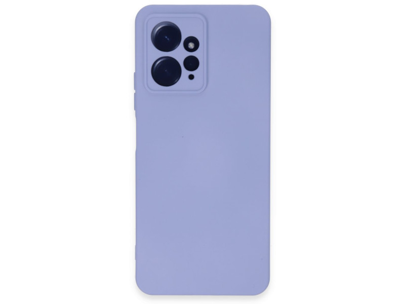Newface Xiaomi Redmi Note 12 4G Kılıf Nano içi Kadife Silikon - Lila