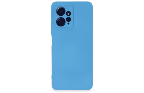 Newface Xiaomi Redmi Note 12 4G Kılıf Nano içi Kadife Silikon - Mavi