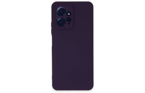 Newface Xiaomi Redmi Note 12 4G Kılıf Nano içi Kadife Silikon - Mor