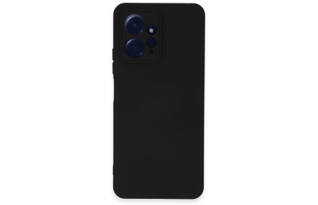 Newface Xiaomi Redmi Note 12 4G Kılıf Nano içi Kadife Silikon - Siyah