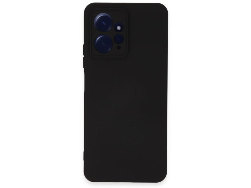 Newface Xiaomi Redmi Note 12 4G Kılıf Nano içi Kadife Silikon - Siyah