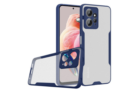 Newface Xiaomi Redmi Note 12 4G Kılıf Platin Silikon - Lacivert