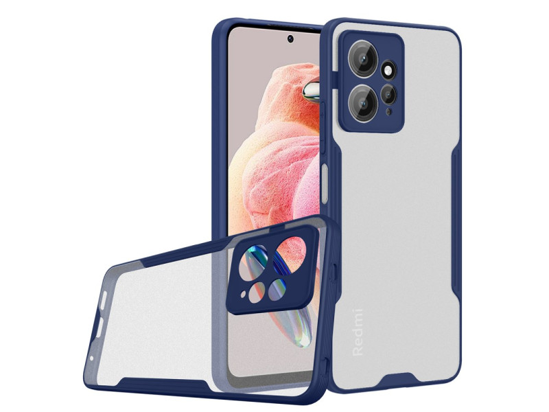 Newface Xiaomi Redmi Note 12 4G Kılıf Platin Silikon - Lacivert