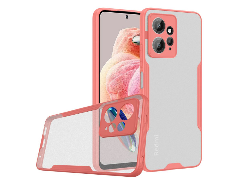 Newface Xiaomi Redmi Note 12 4G Kılıf Platin Silikon - Pembe