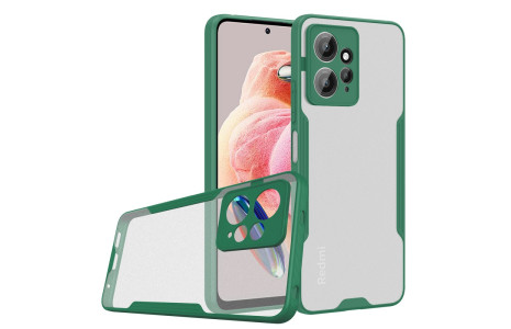 Newface Xiaomi Redmi Note 12 4G Kılıf Platin Silikon - Yeşil