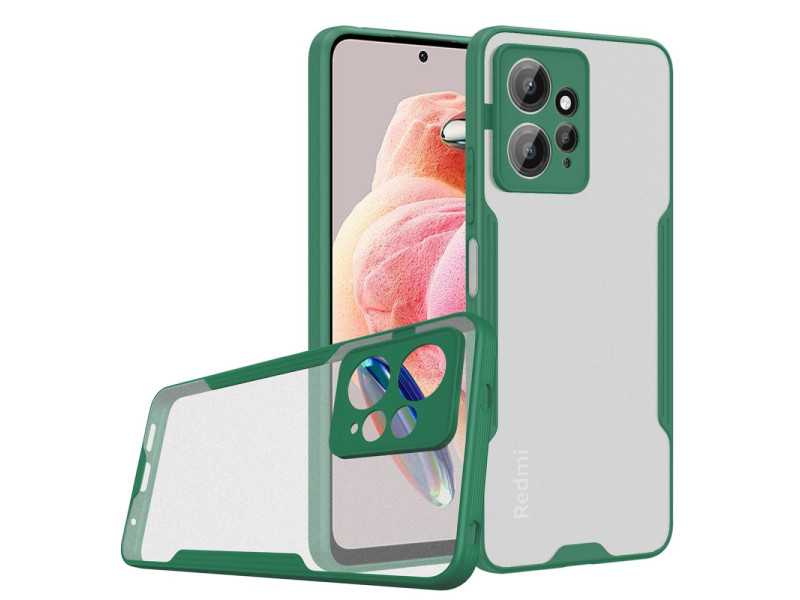 Newface Xiaomi Redmi Note 12 4G Kılıf Platin Silikon - Yeşil