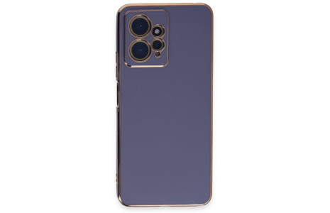 Newface Xiaomi Redmi Note 12 4G Kılıf Volet Silikon - Mavi