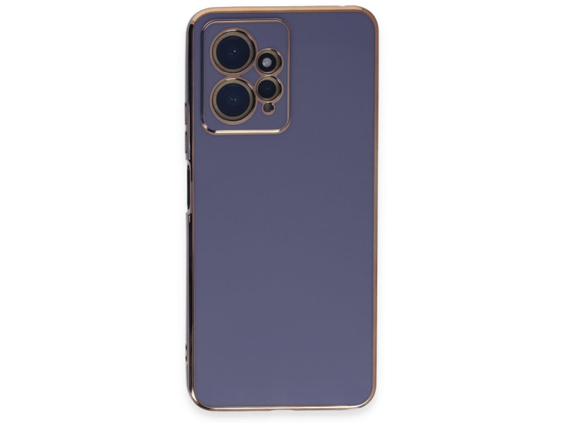 Newface Xiaomi Redmi Note 12 4G Kılıf Volet Silikon - Mavi