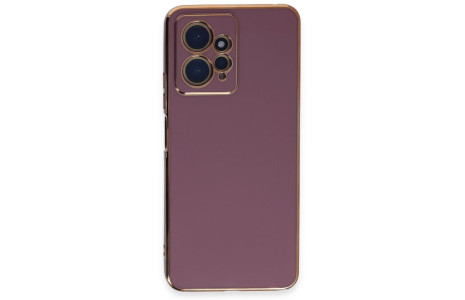 Newface Xiaomi Redmi Note 12 4G Kılıf Volet Silikon - Mor