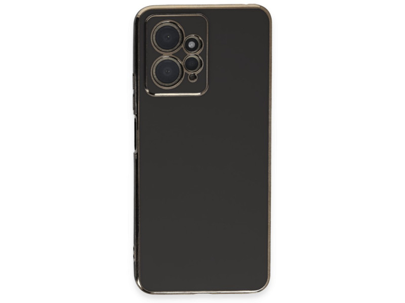 Newface Xiaomi Redmi Note 12 4G Kılıf Volet Silikon - Siyah
