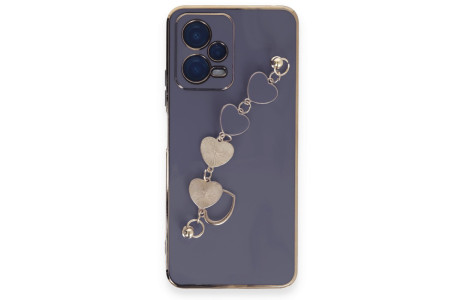 Newface Xiaomi Redmi Note 12 Pro 5G Kılıf Esila Silikon - Gri
