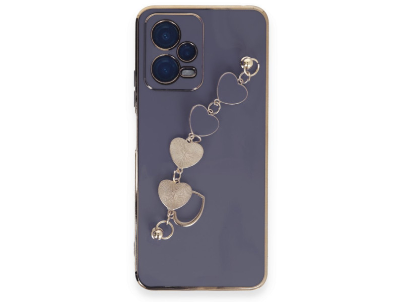 Newface Xiaomi Redmi Note 12 Pro 5G Kılıf Esila Silikon - Gri