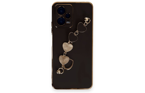 Newface Xiaomi Redmi Note 12 Pro 5G Kılıf Esila Silikon - Siyah